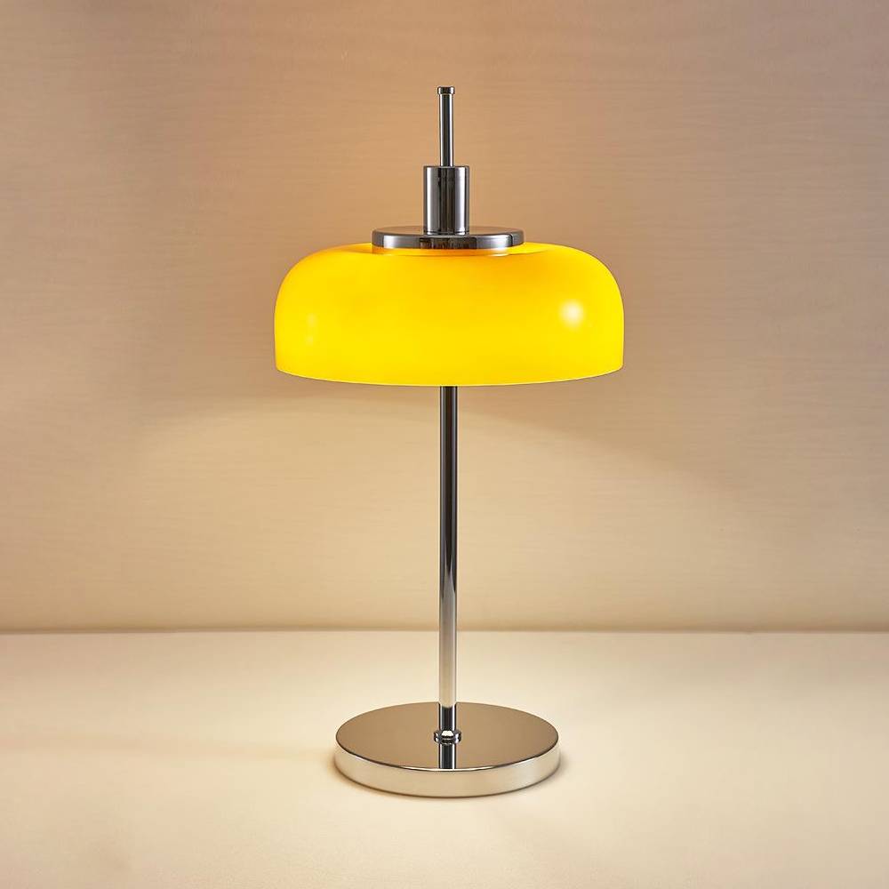 Lampe de table dôme moderne Design minimaliste en métal et verre pour intérieurs domestiques | Lersk
