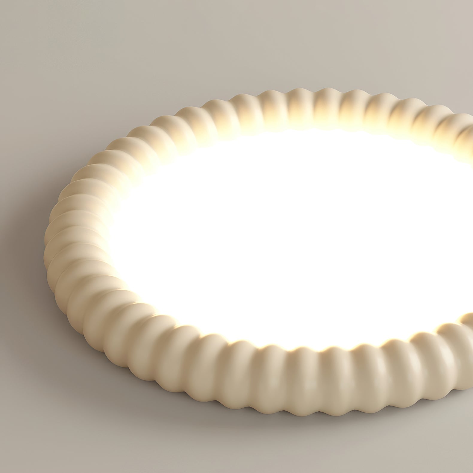 AeroLume Halo Ceiling Light Modern Round Fixture Soft Glow | Lersk