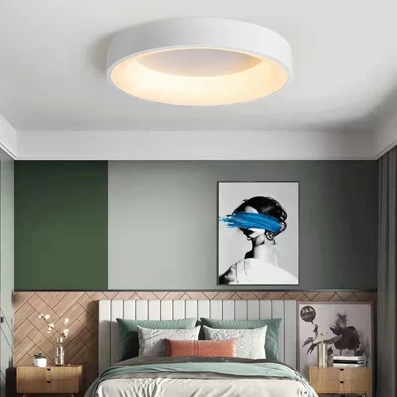 NovaLume Round Ceiling Light Modern Ambient Glow Fixture | Lersk