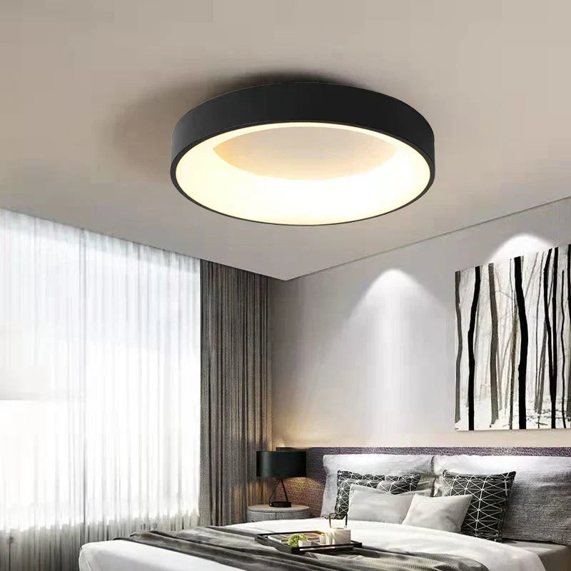 NovaLume Round Ceiling Light Modern Ambient Glow Fixture | Lersk