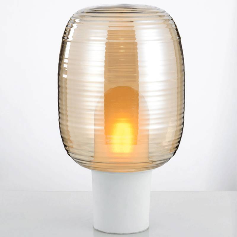 Decorative Glass Table Lamp For Contemporary Home Lighting | Lersk