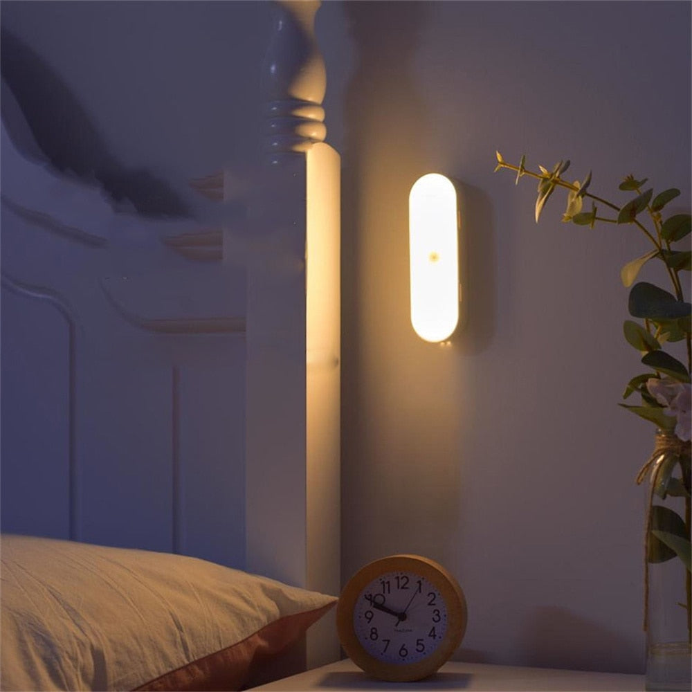 GlowPath-liiketunnistimella varustettu langaton ladattava seinävalaisin käytävätiloihin | Lersk