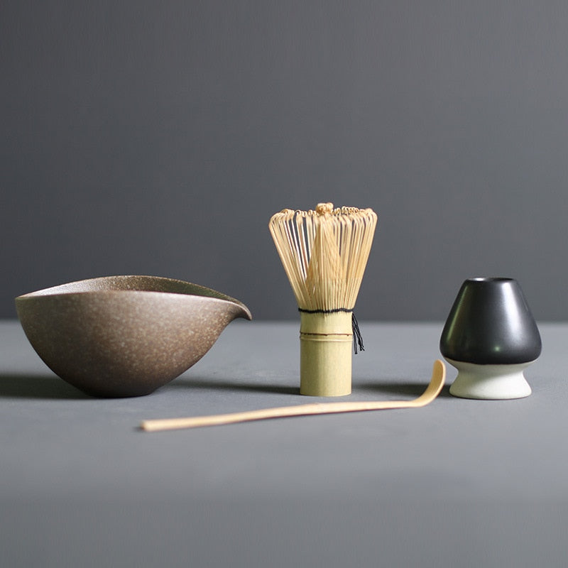 Miyano Keramisk Matcha Tesæt Minimalistisk Japansk Stil til Daglig Brug