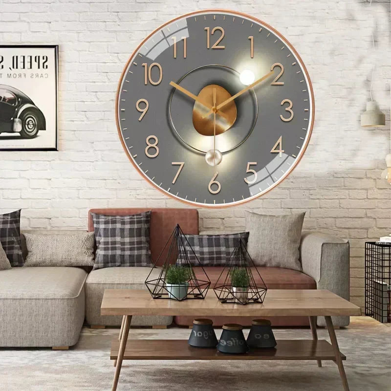 שעון קיר דיגיטלי קלאסי SereneTime לחדרים שקטים | Lersk