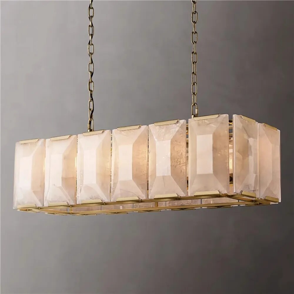 Dimmbare LED-Kronleuchter mit E14-Glühbirnen im Retro-Amerikanischer Stil | Lersk