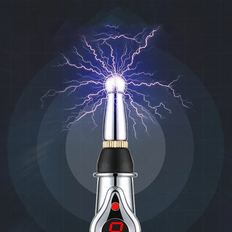 Electronic Acupuncture Pen with 9 Intensity Levels and 3 Massage Heads | Lersk