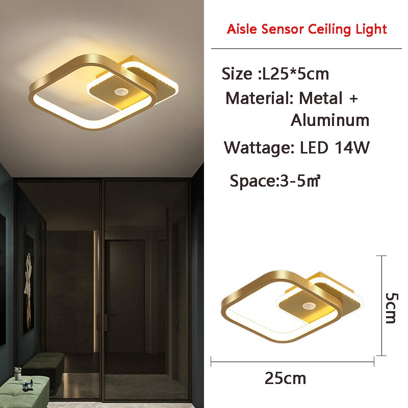 LumaPulse Ruchomoczna Lampa Sufitowa LED do Korytarza | Lersk