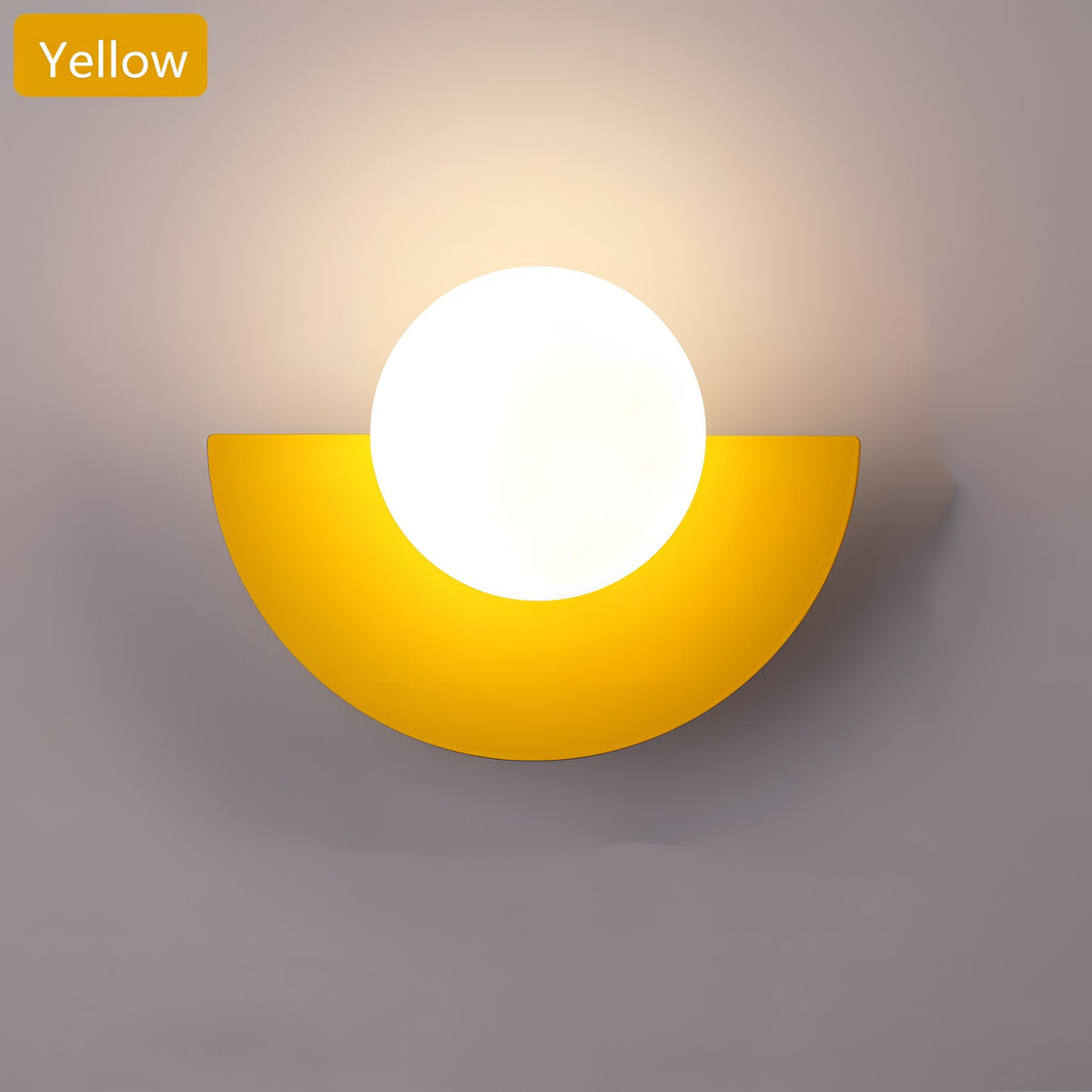 Aurelia Nordic Semicircle Led Wall Light For Living Areas Soft Even Glow
