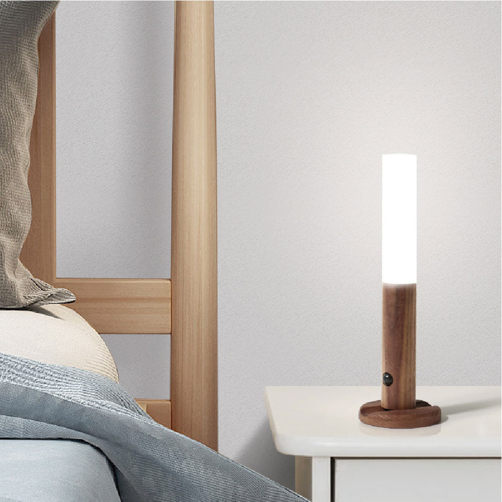 Dobíjecí LED nástěnná lampa USB s magnetickým pohybovým senzorem pro ložnici a domov | Lersk