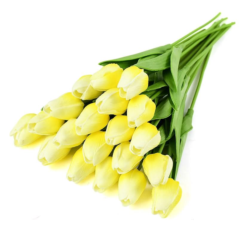 Umělá kytice tulipánů s realistickými květy pro domácí a eventovou dekoraci | Lersk