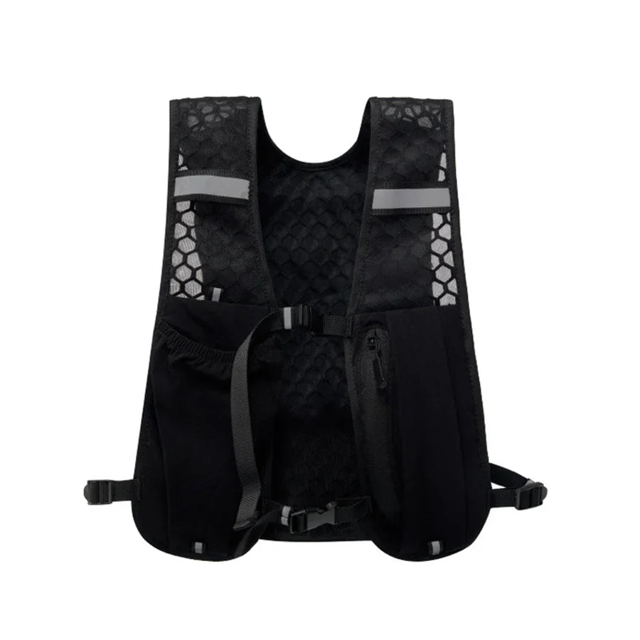 Reflektierende Performance-Aufbewest — Leichte Lauf- und Fahrrad-Brusttasche | Lersk