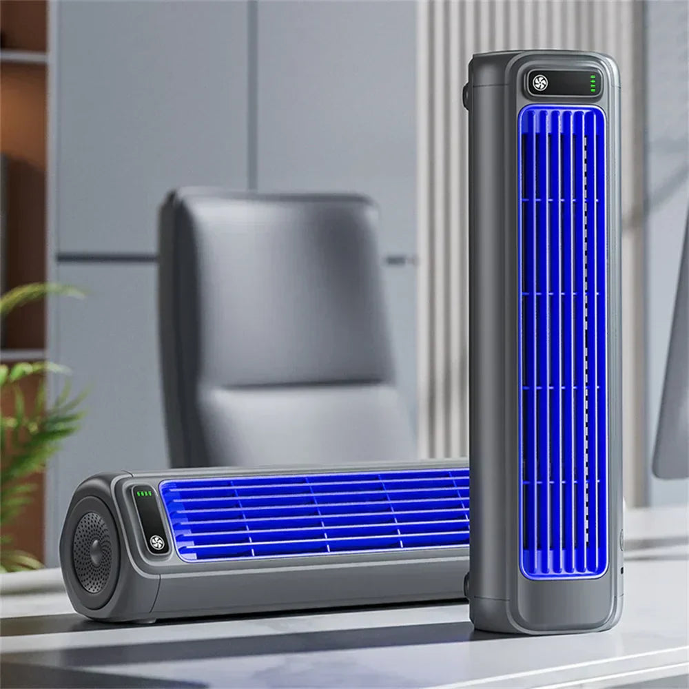 BreezeOriel bærbar blæserfri køler USB 3 hastigheder stille | Lersk