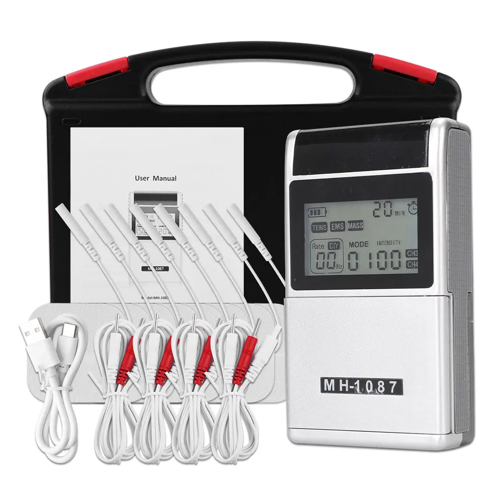 Channel TENS & EMS Muscle Stimulator with Electrode Pads for Body & Nerve Comfort | Lersk