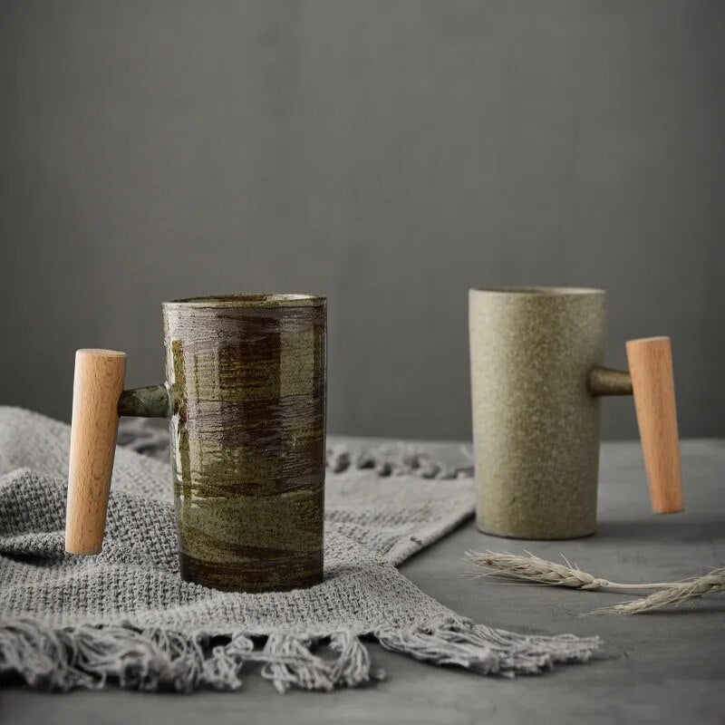 TerraNord Stentøjs Latte Krus Nordic Earth Kollektion | Lersk