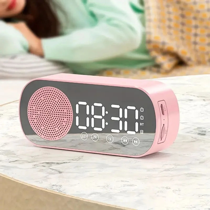 Réveil numérique avec haut-parleur Bluetooth et radio FM pour usage domestique ou professionnel aujourd'hui | Lersk