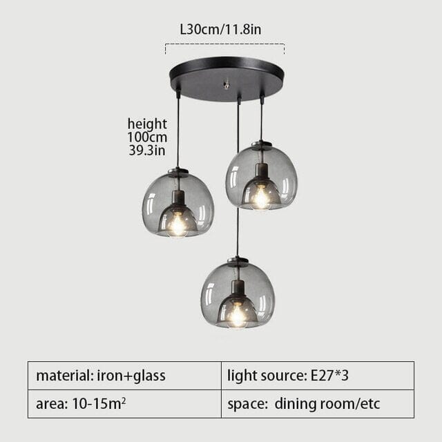 Lucento Glass Pendants | Lersk