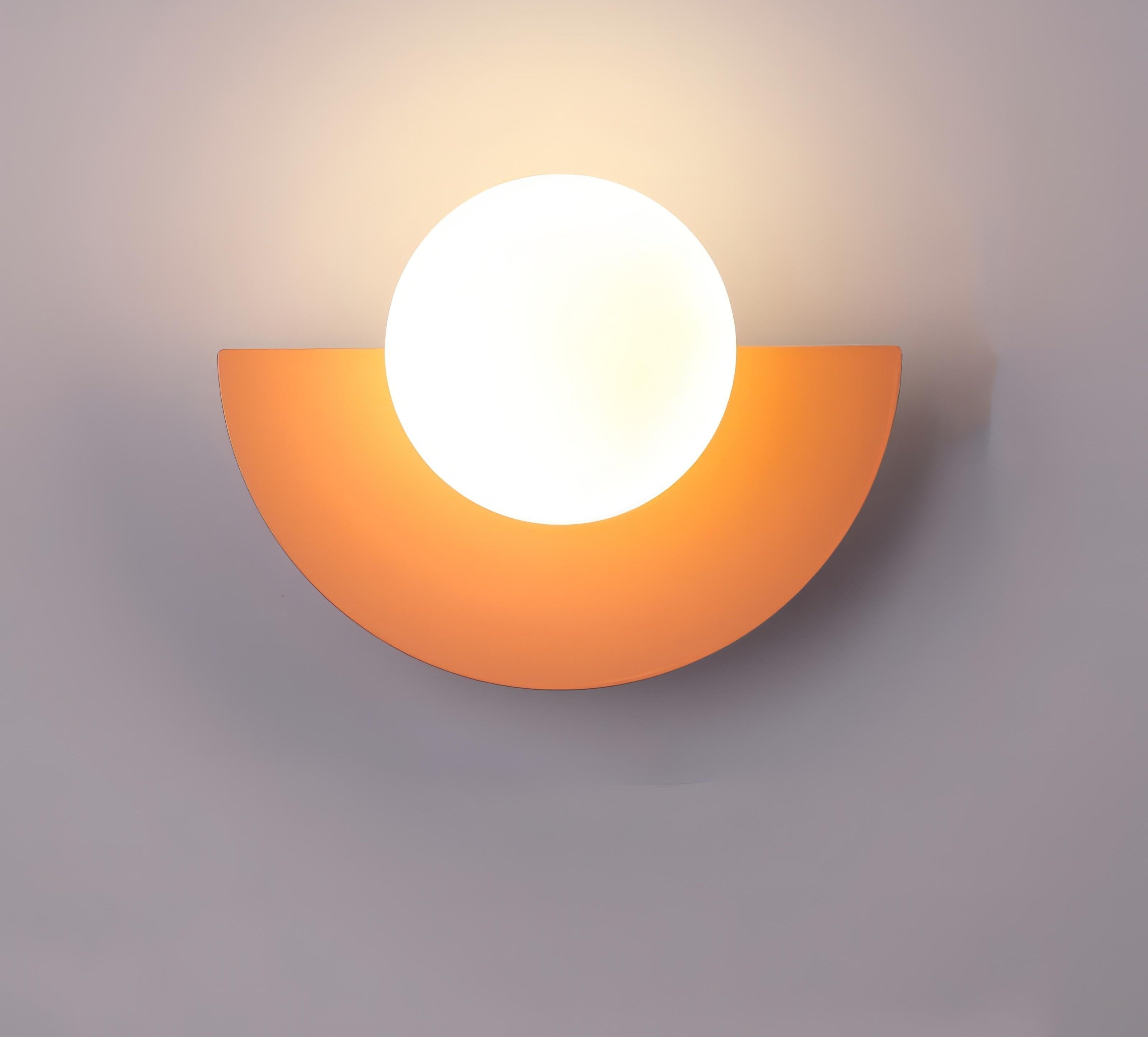 SolaraArc Semi Circular Wall Light for Nordic Warmth Ambience | Lersk