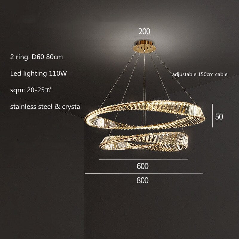 Żyrandol Ashford Ring | Lersk