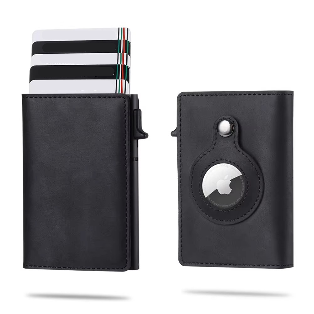 Tag Wallet RFID-blockierende Lederbrieftasche mit schnellem Karten-Zugriff und AirTag-Fach von Tag Wallet | Lersk