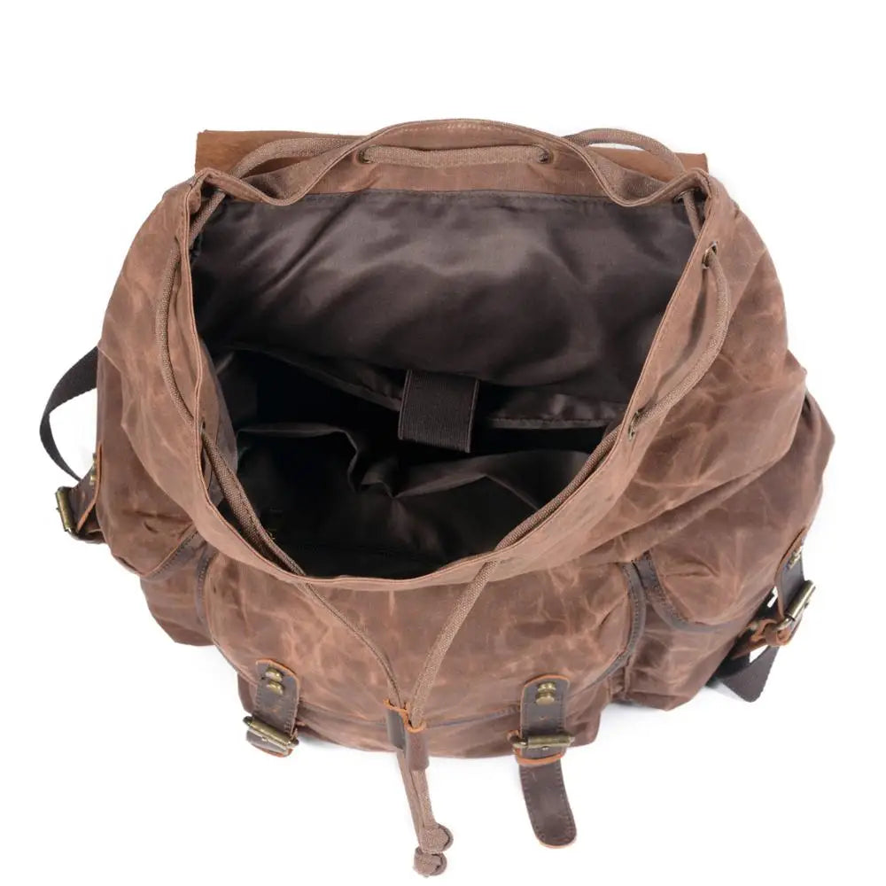Ridgeway Canvas & Leather Backpack | Lersk