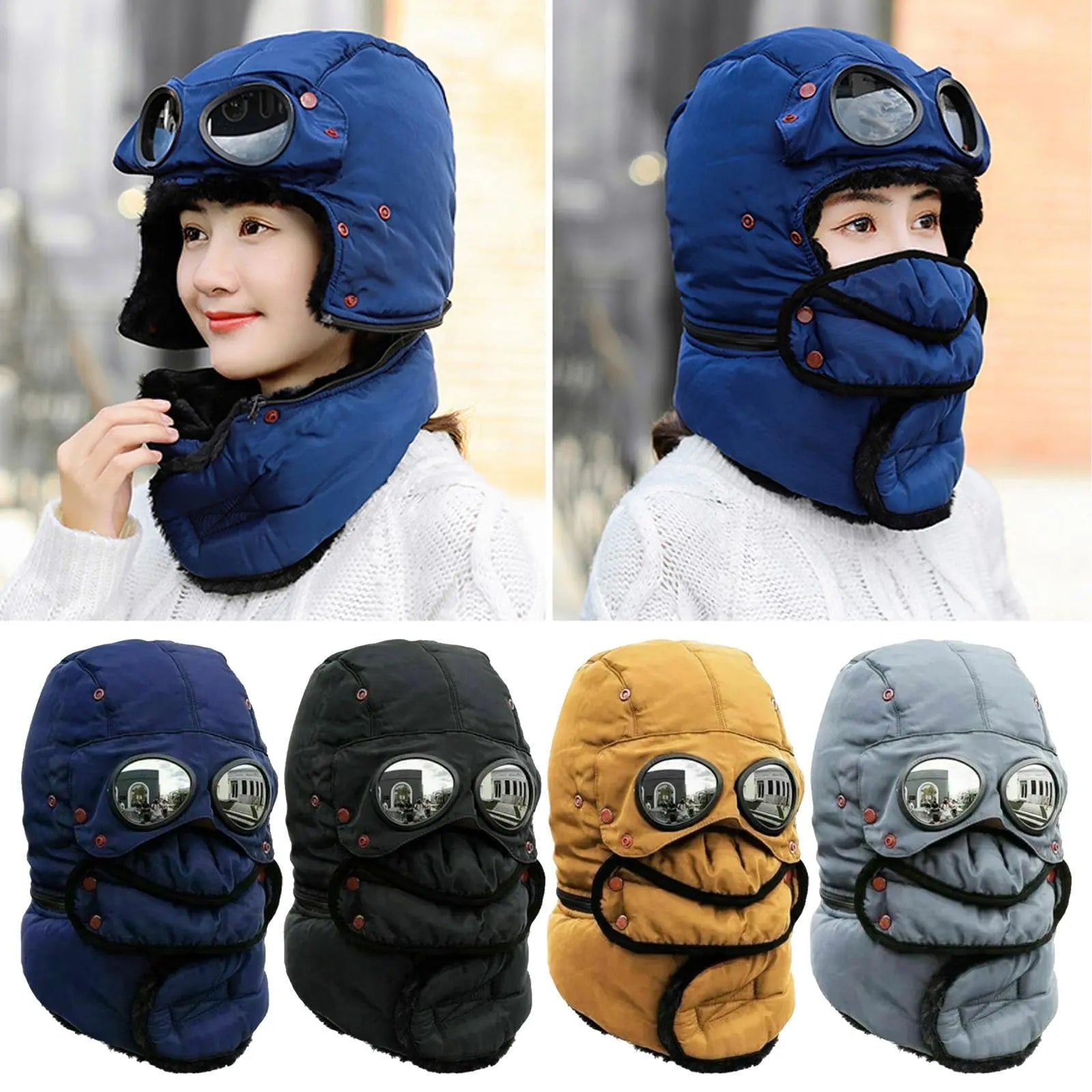 Polar Vision Beanie Thermo Windproof Face Covering For Cold Weather Outdoor Use | Lersk