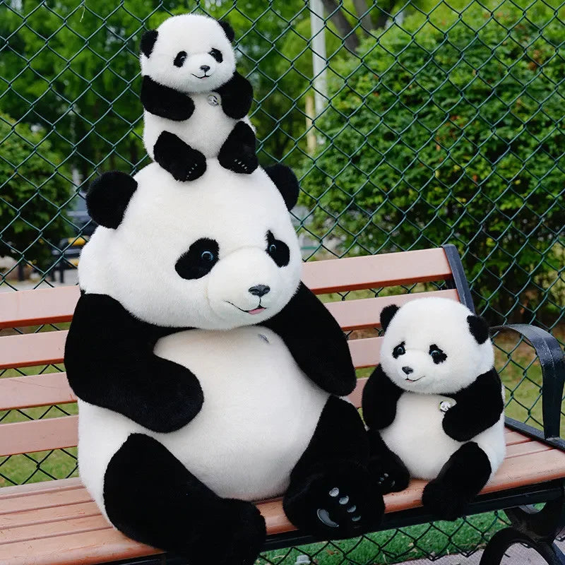 Jumbo Panda Kuscheltier für gemütliche Umarmungen und sanfte Kuscheleinheiten, ein perfekter Plüschbegleiter | Lersk