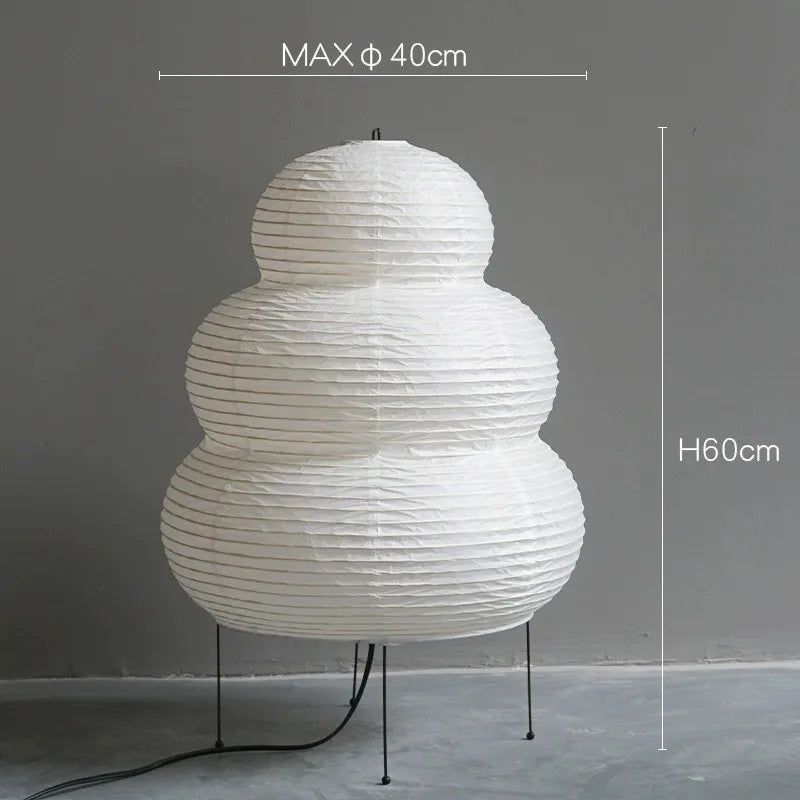 Hinori | Wabi-Sabi Tripod Floor Lamp | Lersk