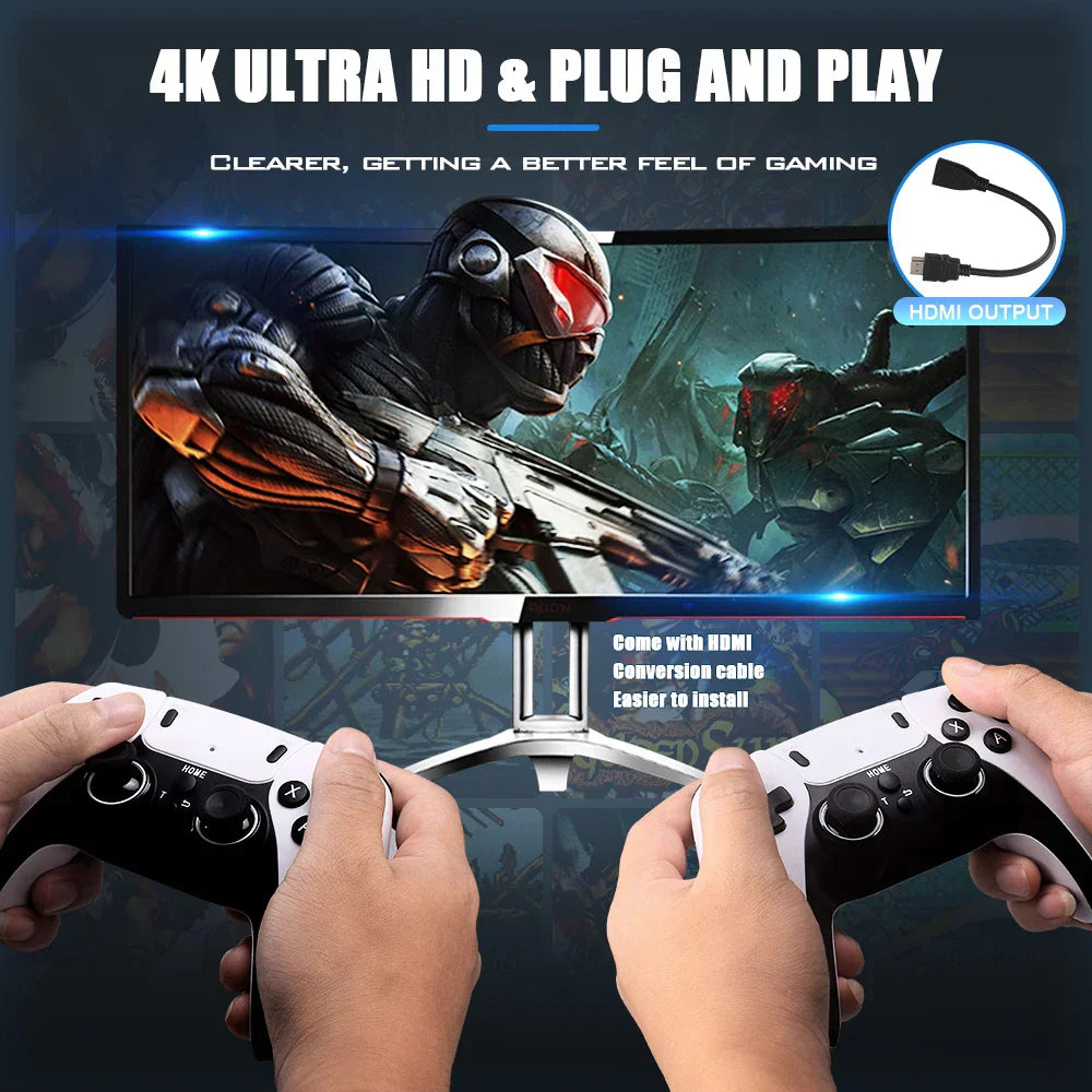 NovaPixel Classic 4K Console with Two PS5 Controllers | Lersk