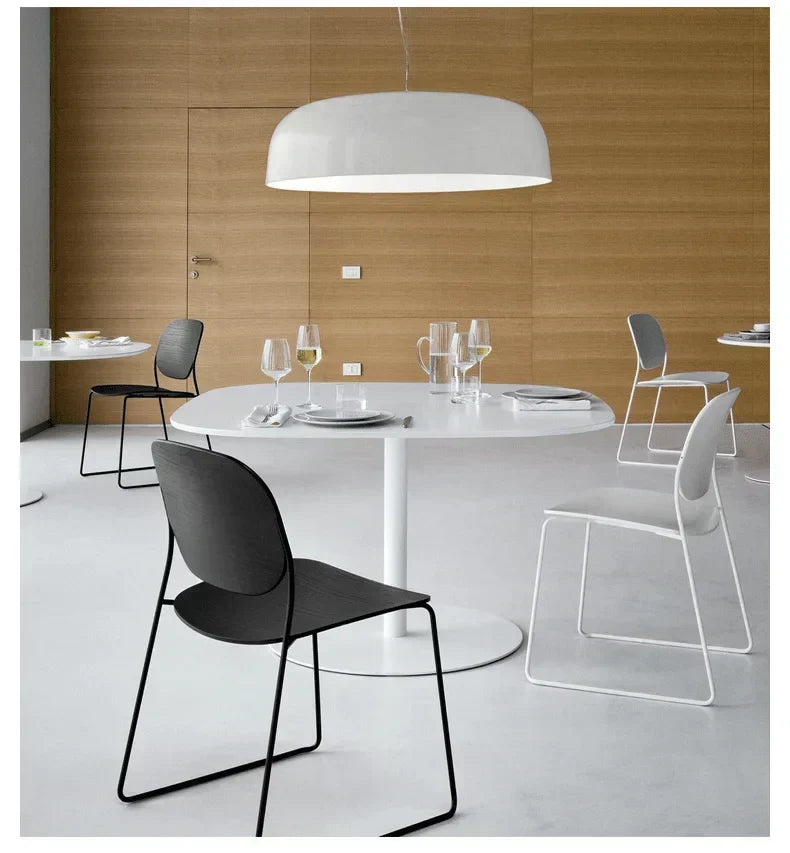 FjordLume Nordic Round Pendant Light Metal and Acrylic | Lersk