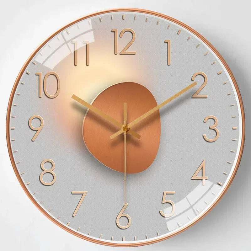 שעון קיר דיגיטלי קלאסי SereneTime לחדרים שקטים | Lersk