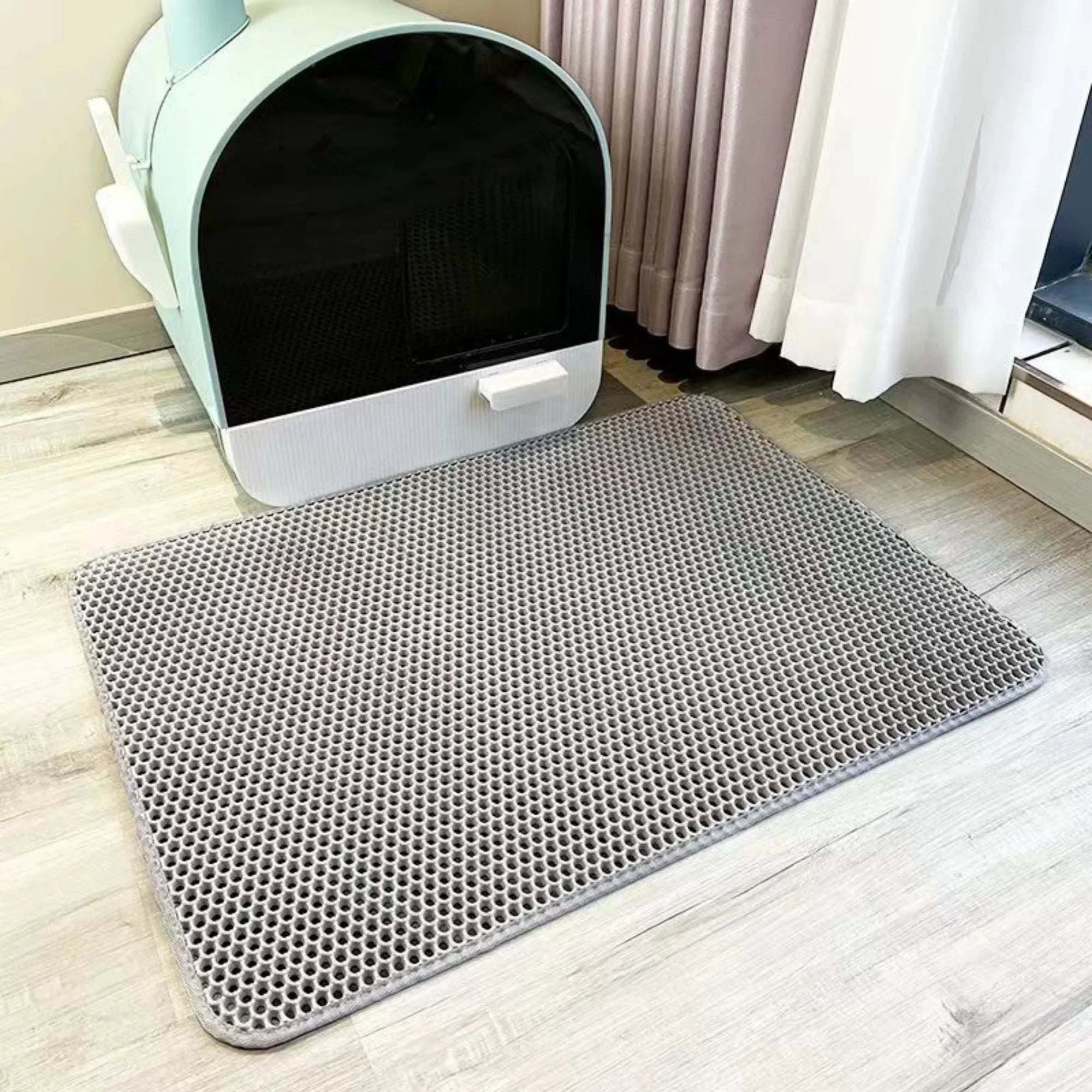 Ultra-Shield Double Layer Litter Mat — Heavy Duty Waterproof Pet Floor Protector | Lersk