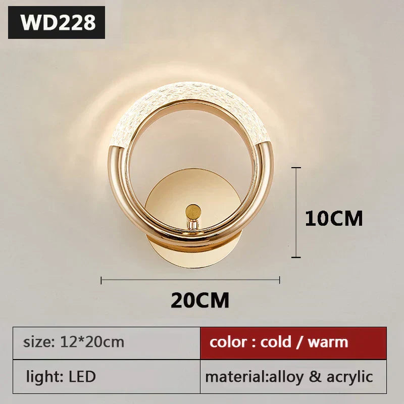 Nordic Wall Lamp Modern Sconce for Bedroom and Living Room | Lersk