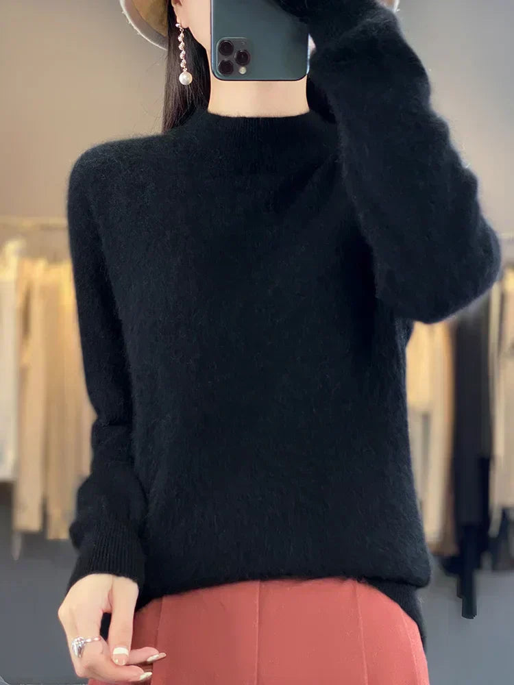 Lyria Ultra Miękki Kaszmirowy Sweter Damski 100% Kaszmir | Lersk