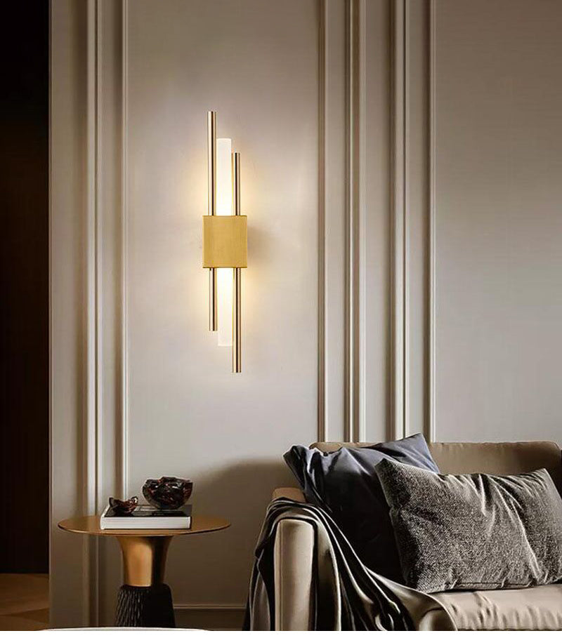 LED nástěnná lampa s nepravidelným uspořádáním, bezdrátová, dobíjecí přes USB, pro moderní domovy | Lersk