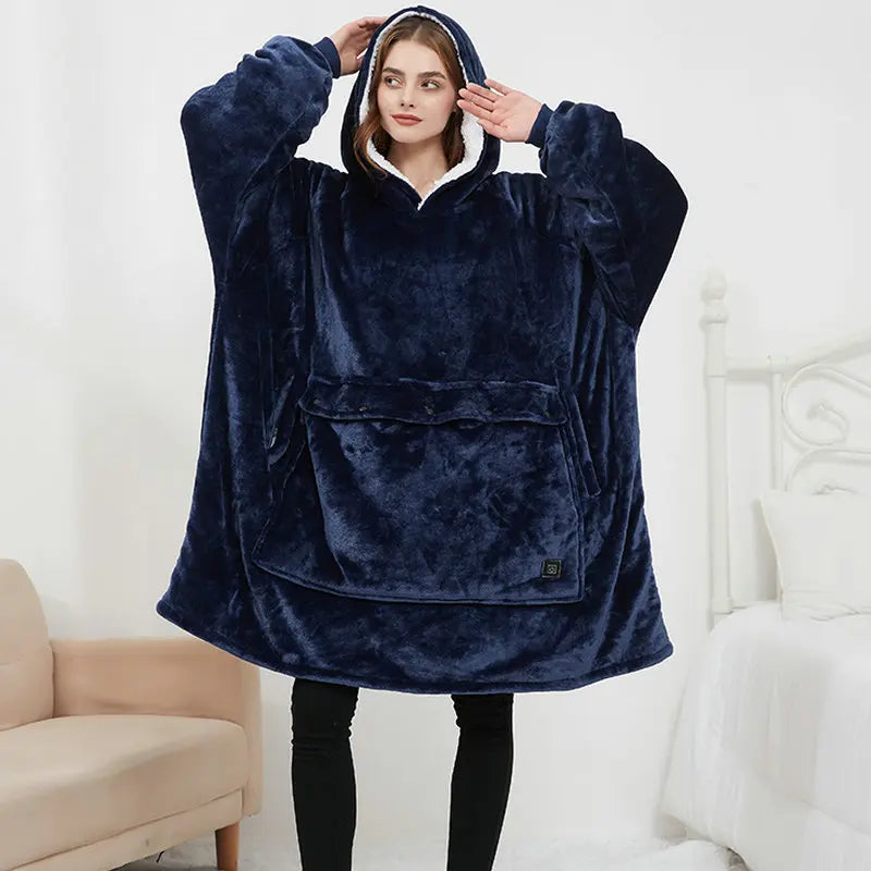 WarmNest Heated Wool Hoodie For Men Cozy Comfort Wear | Lersk