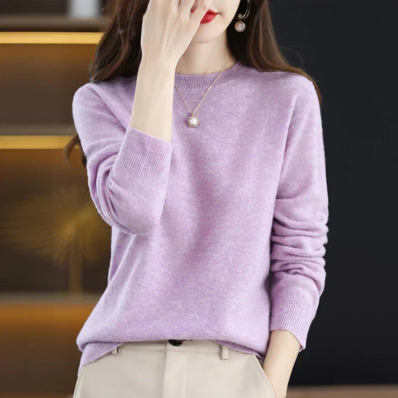 Aurelia Merino 100% Wool Sweater for Women Autumn Winter | Lersk
