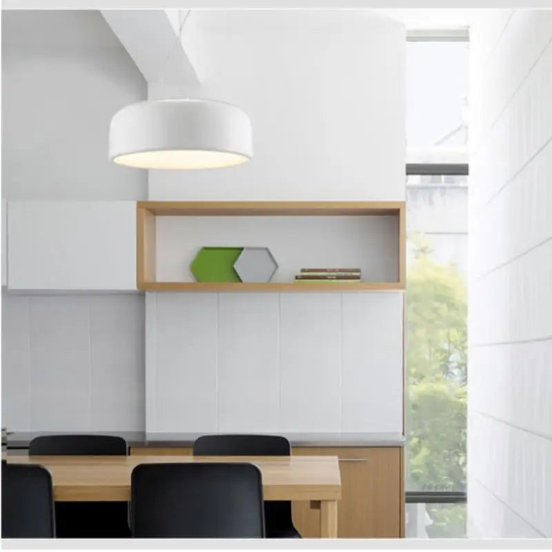 FjordLume Nordic Round Pendant Light Metal and Acrylic | Lersk
