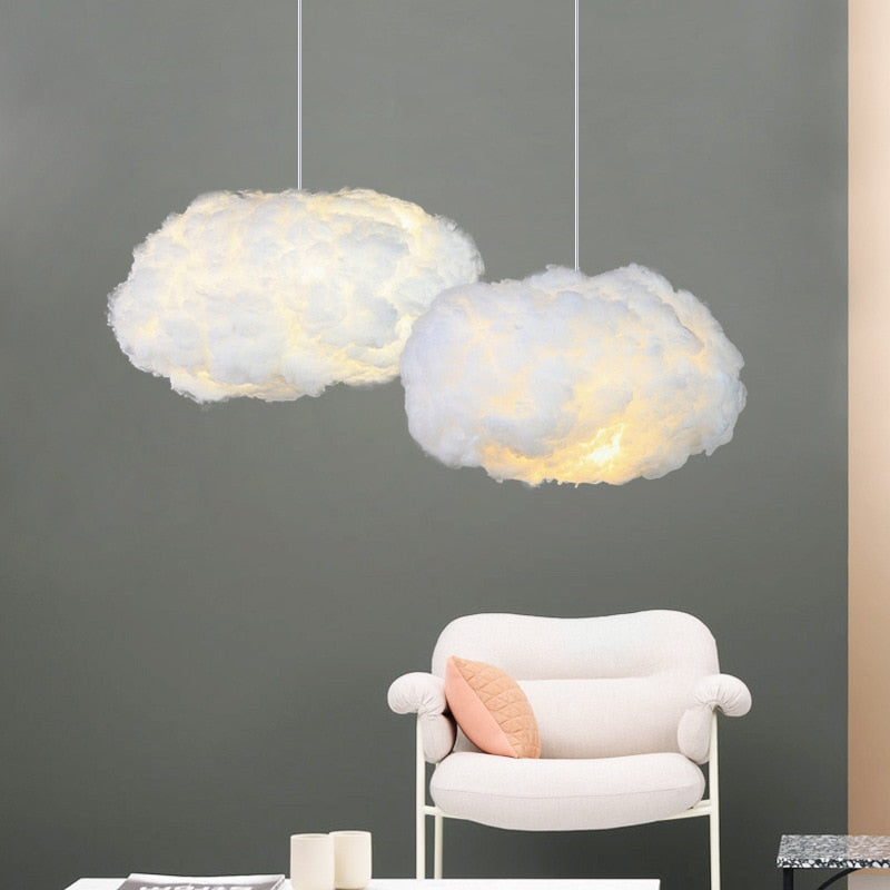 LumaCloud Diffused Cotton Ceiling Pendant Light Glow | Lersk