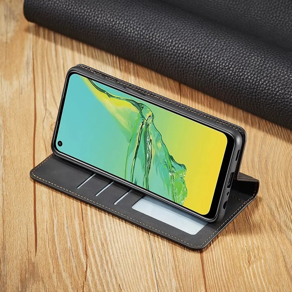 Samsung Case: Magnetic Leather Bag for Stylish Protection for Samsung Devices Everyday Use | Lersk