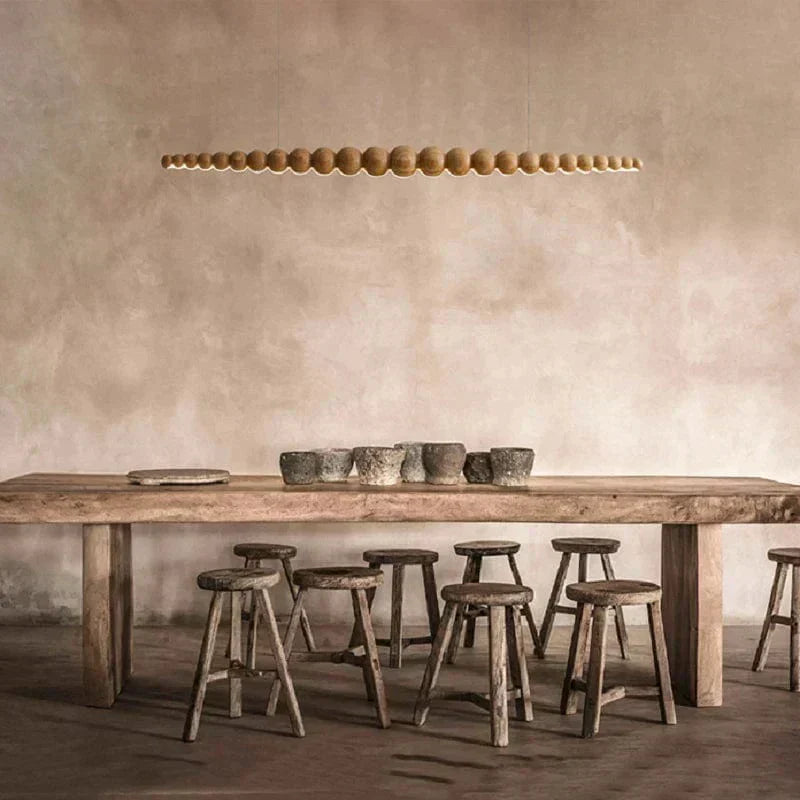 Arborcrest Wood Bead Chandelier | Lersk