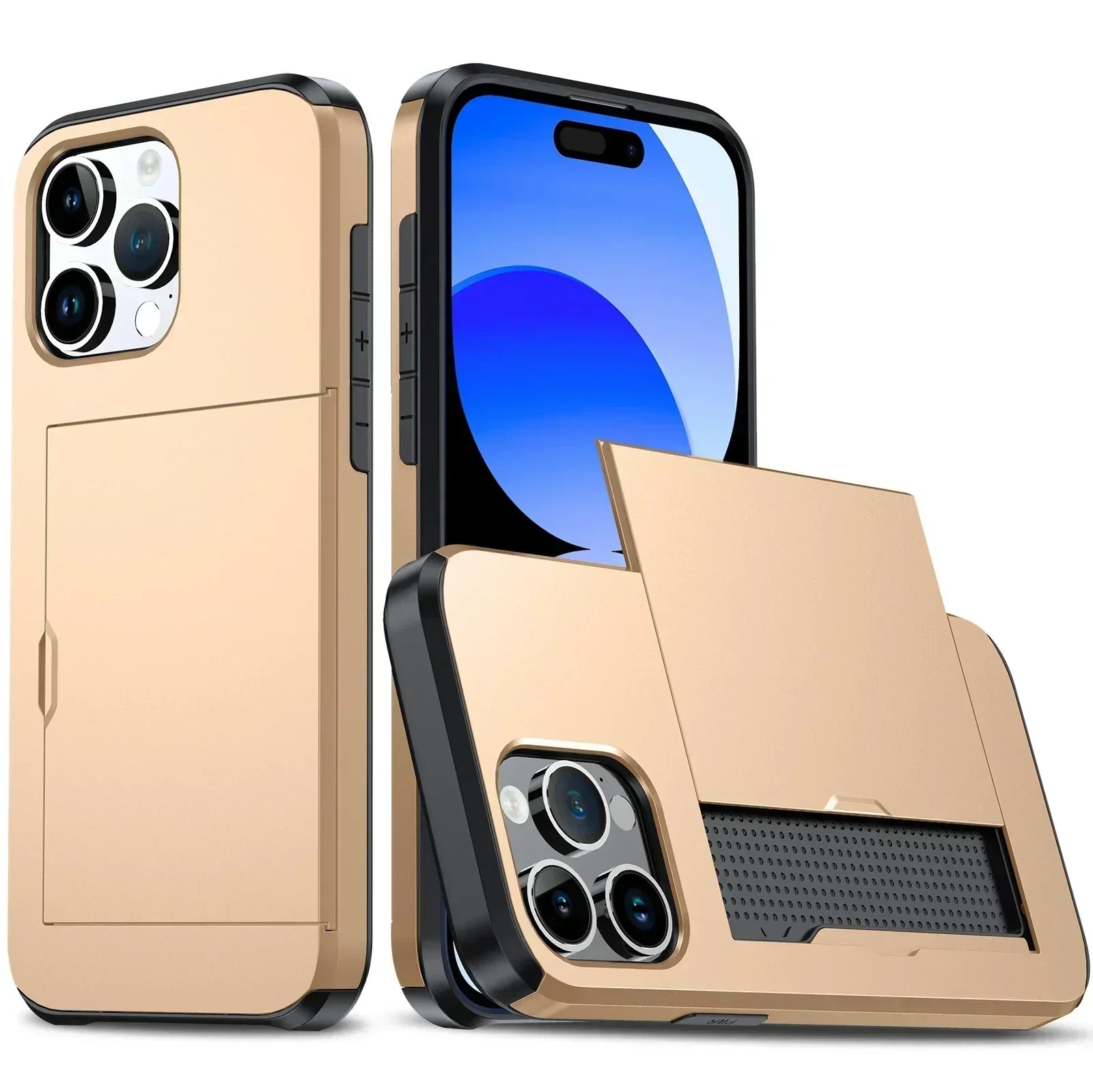 LuxShield iPhone Case With Card Holder, Slim Design, Card Storage, Protection And Style | Lersk