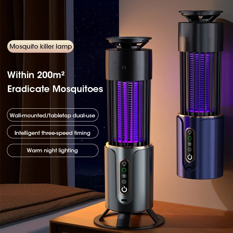Dual Action Mosquito Killer Camping Lantern USB Insect Trap | Lersk