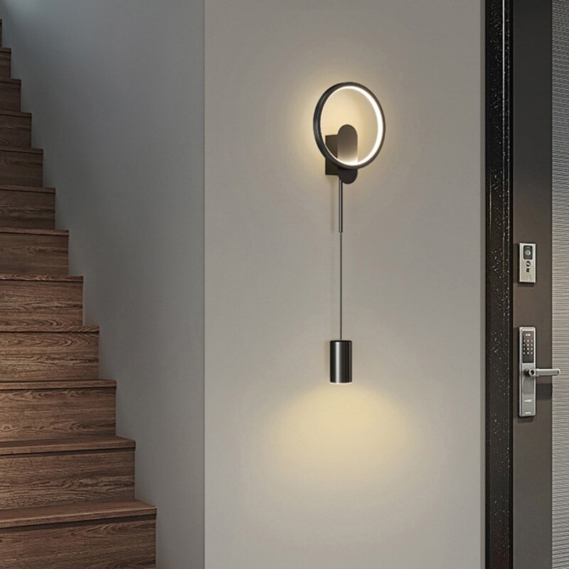 NovaGlow Nordic Gold Modern Wall Light with 24W LED | Lersk