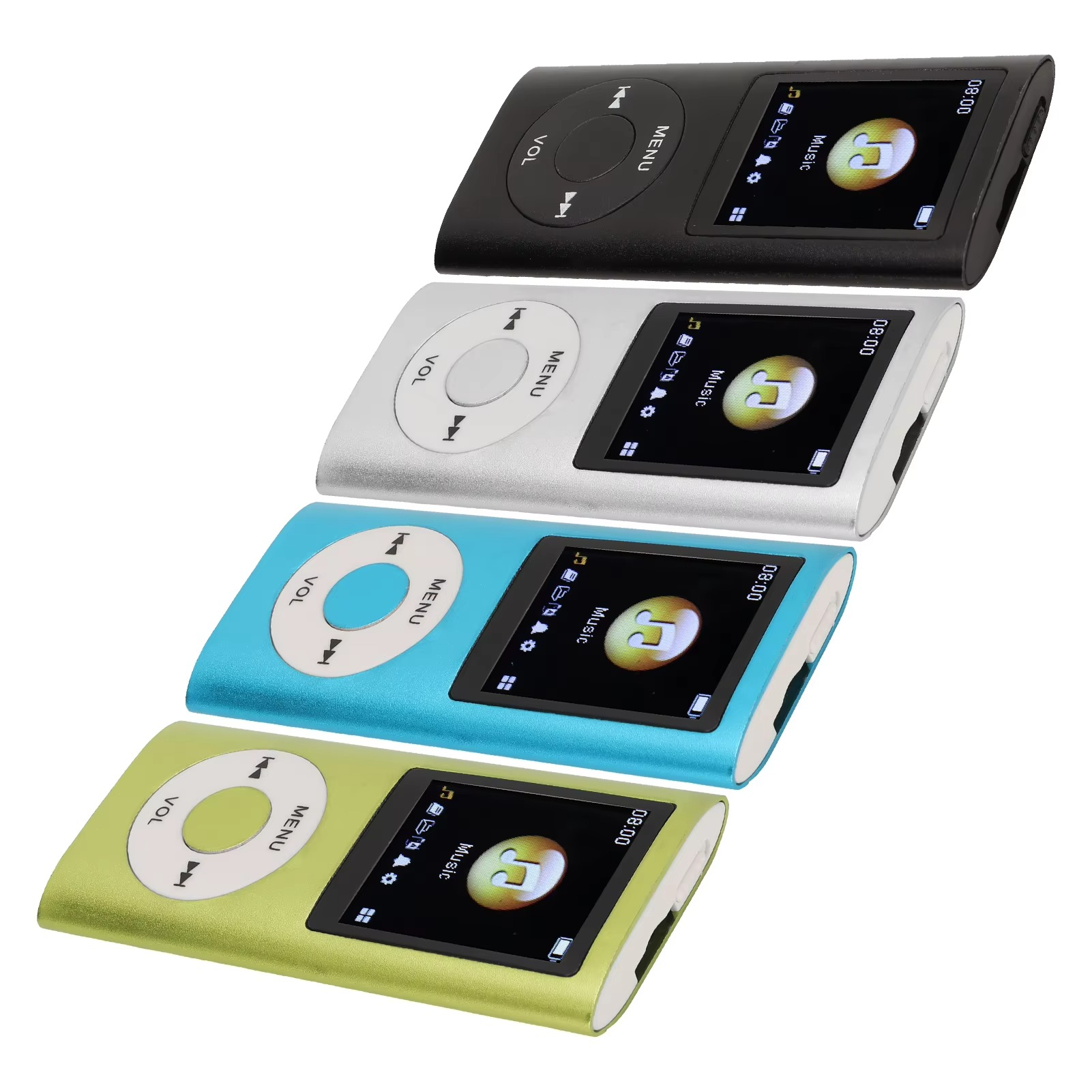 مشغل MP3 صغير الحجم بشاشة LCD عالية الدقة مقاس 1.8 بوصة للاستمتاع بالموسيقى أثناء التنقل يوميًا | Lersk