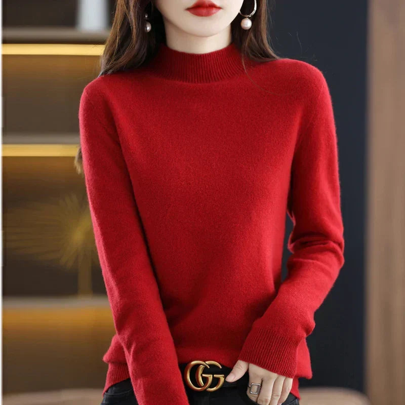 Astra 100% Wool Sweater for Women Autumn to Winter Warmth