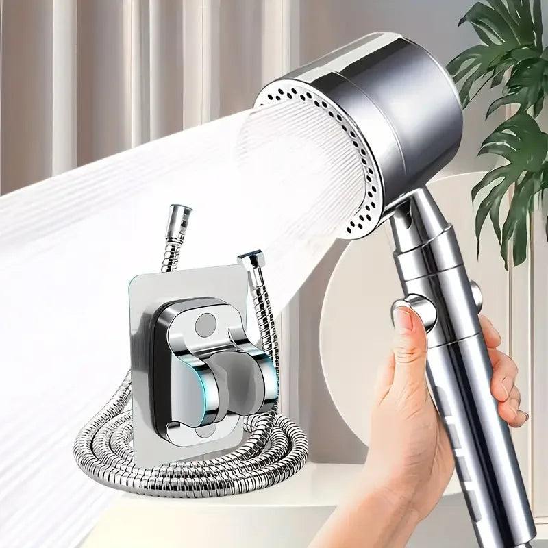 6-Mode Handheld Shower Head with Built-In Filter and One-Button Water Stop | Lersk