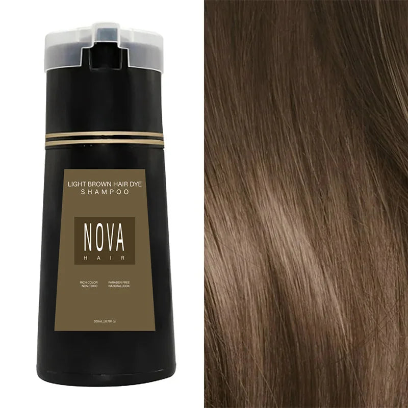 NovaHair – Shampoo colorante botanico per capelli in 10 minuti | Lersk