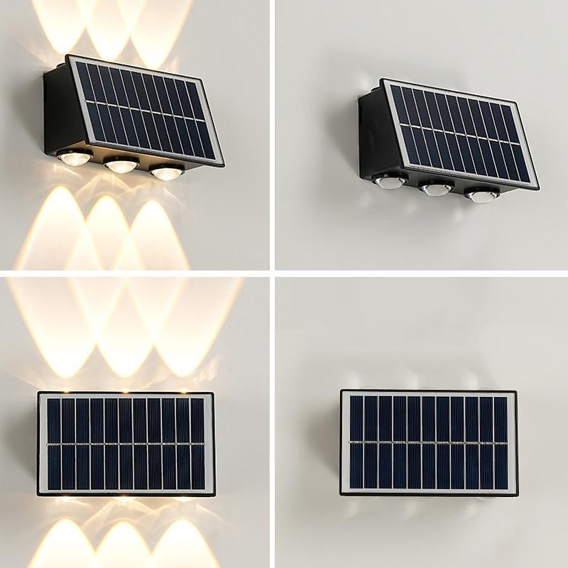 Solar Powered Outdoor Wall Light With Up And Down LED Waterproof For Garden | Lersk