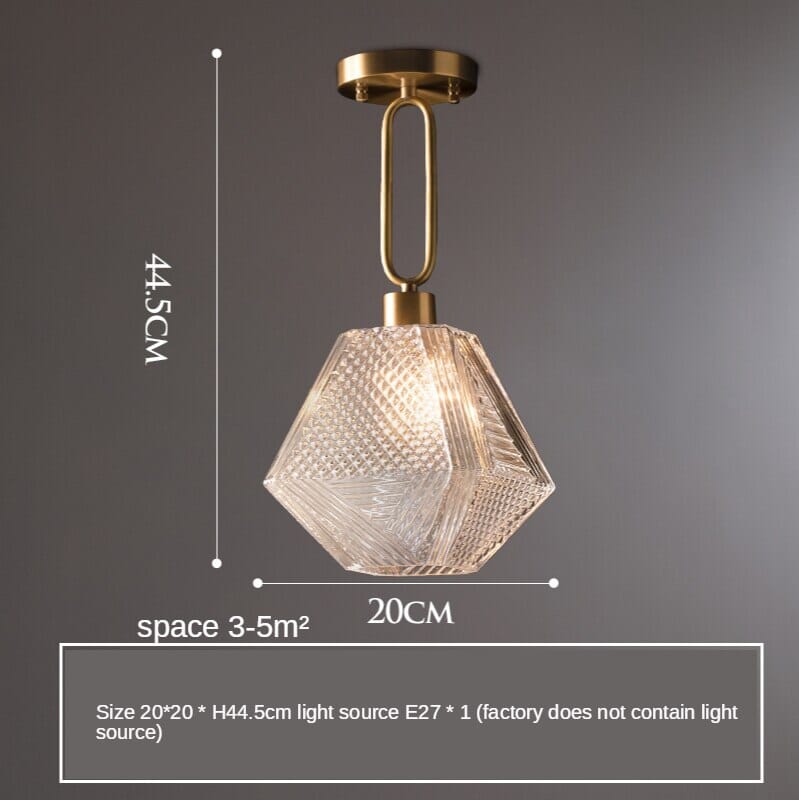 Lampa wisząca Lira ze szkła | Lersk