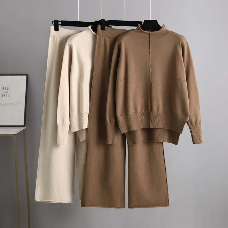 Autumn Knitwear Two-Piece Outfit | Lersk